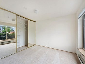 Carpeted Bedroom at Boardwalk Senior Apartments